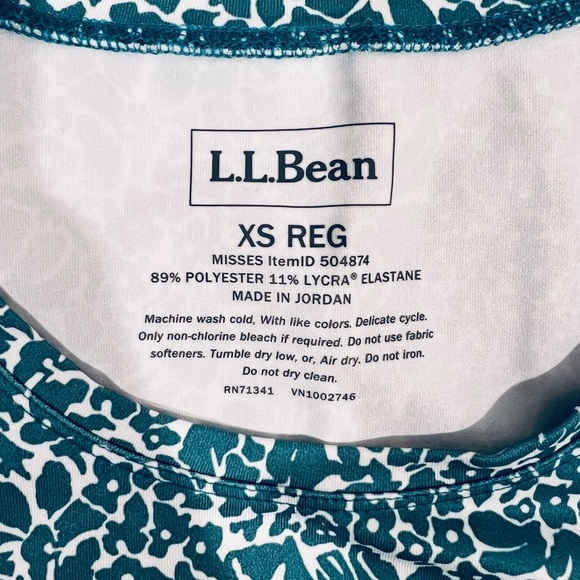 🔥L.L. Bean Women's Blue Patterned Dress🔥 - Picture 3 of 5